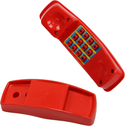 Anschütz Feuerwehr Set für Spielturm Zubehör rot Lenkrad Fernrohr Glocke Telefon Spritze