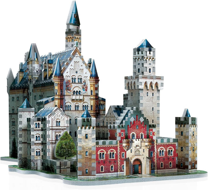 WREBBIT3D , Neuschwanstein Castle (890pc), 3D Puzzle, Ages 14+