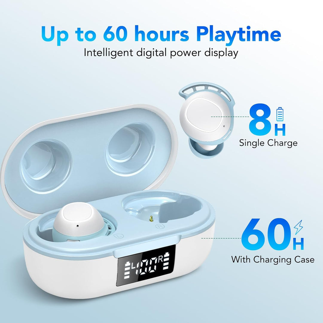 Kopfhörer Kabellos Bluetooth, Bluetooth Kopfhörer 5.3 In Ear Kopfhörer mit 4 ENC Noise Cancelling Mi
