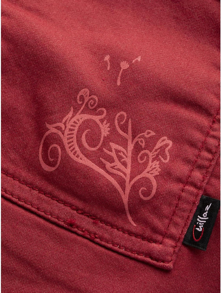 Chillaz Almspitz Shorty Women 36 Dark Red, 36 Dark Red