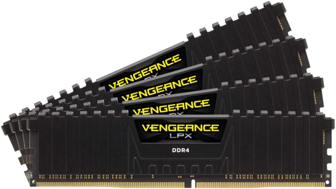 Corsair VENGEANCELPX32GB (4x8GB) Ddr43600(Pc4-28800) C181.35Vdesktop Memory -Black 4 x 8 GB, 4 x 8 G