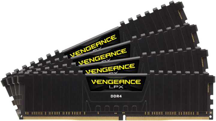 Corsair VENGEANCELPX32GB (4x8GB) Ddr43600(Pc4-28800) C181.35Vdesktop Memory -Black 4 x 8 GB, 4 x 8 G