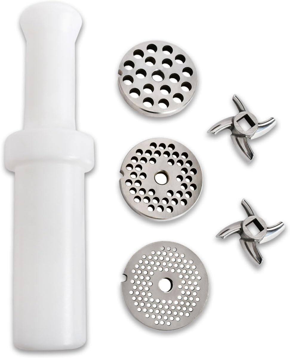 Beeketal 'FW220B' Profi Gastro Edelstahl Fleischwolf mit 220 kg/Std. Durchsatz, starkem 1100 Watt Mo