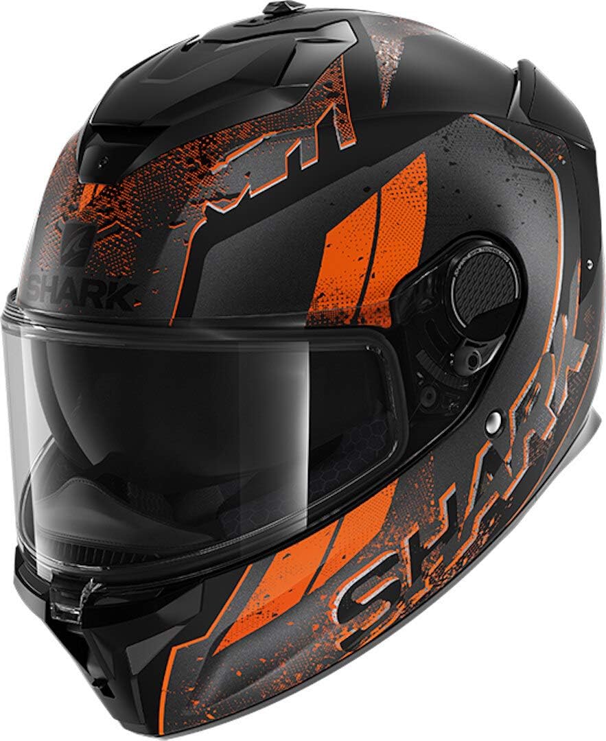 Shark, Motorradhelm, Spartan GT Ryser, KAO, XS XS schwarzes Anthrazitorange, XS schwarzes Anthrazito