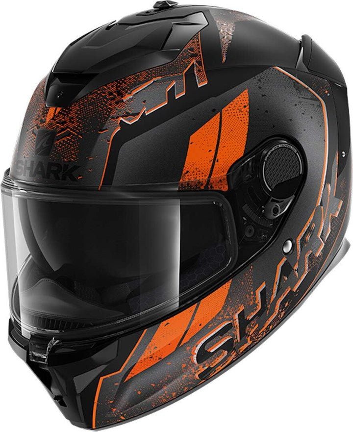 Shark, Motorradhelm, Spartan GT Ryser, KAO, XS XS schwarzes Anthrazitorange, XS schwarzes Anthrazito