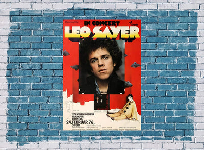 Leo Sayer - Endless Flight, Frankfurt 1976 » Konzertplakat/Premium Poster | Live Konzert Veranstaltu