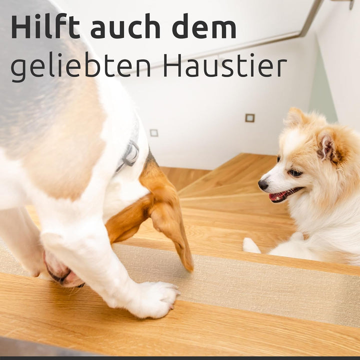 ECENCE 16x Anti-Rutsch Streifen Treppen, Stufenmatten für Holz, Fliesen, Stein und andere Glatte Böd