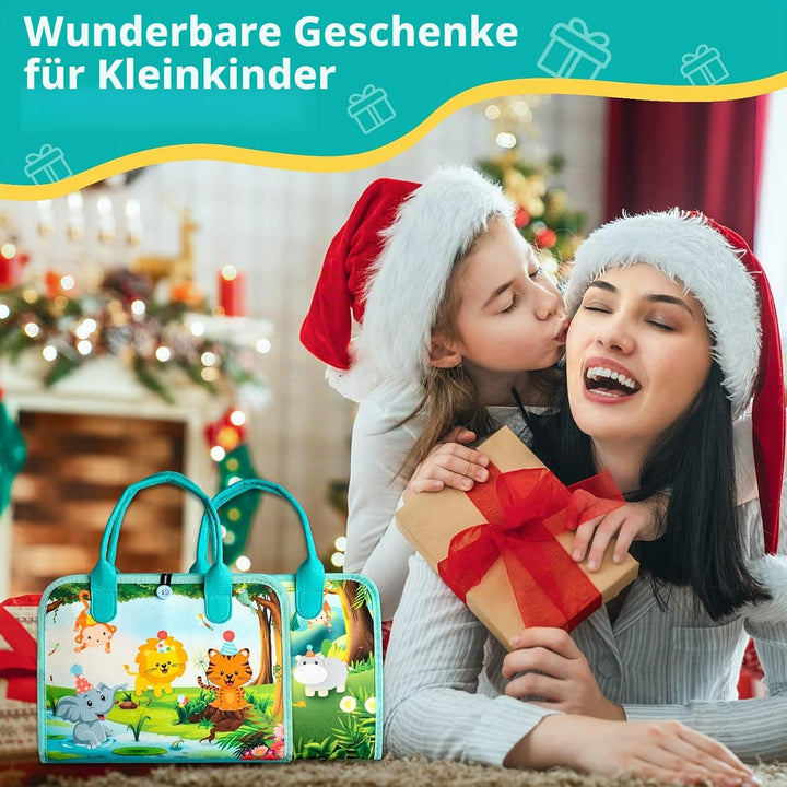 Achiyway Busy Board für Kinder - Activity Board Montessori Spielzeug ab 1 2 3 4 5 Jahre, Motorik Ler