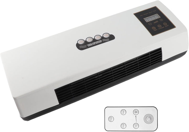 Dioche Wandmontierter Air Cooler - Kleiner Tragbarer Wand-Luftkühler mit Kühlen/Heizen, Timer und Fe