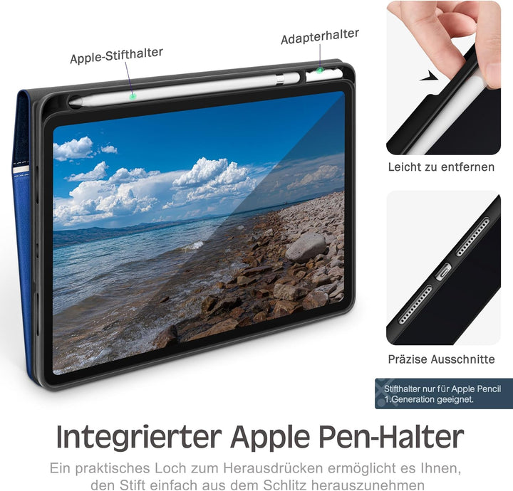 KingBlanc Hülle für iPad (A16) 11. Generation 11 Zoll 2025, iPad 10. Generation 10,9 Zoll 2022 mit S