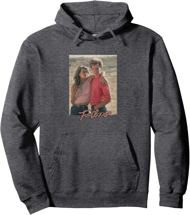 Footloose Ren McCormack Ariel Moore Portrait Title Logo Pullover Hoodie