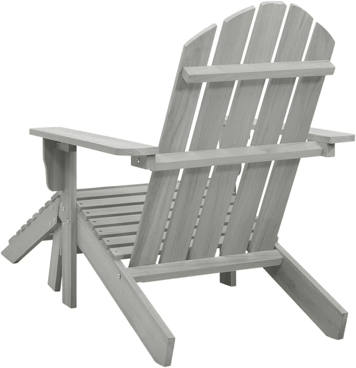 vidaXL Holz Gartensessel mit Fussstütze Deckchair Gartenstuhl Gartenliege Sonnenliege Sonnenliege Li