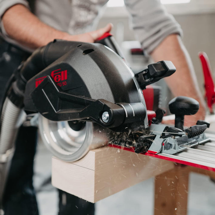 MAFELL Nutfräse NFU 50 (Fräsmaschine mit 2300 Watt Hochleistungsmotor, 50 mm Frästiefe, 22-40 mm Frä