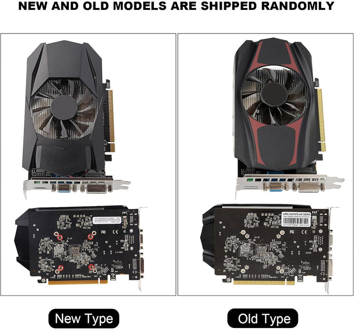 Dpofirs HD7670 1GB Computer-Grafikkarte, 128bit DDR5 650MHz 1000MHz, PCI Express 2.0, rauscharme Vid