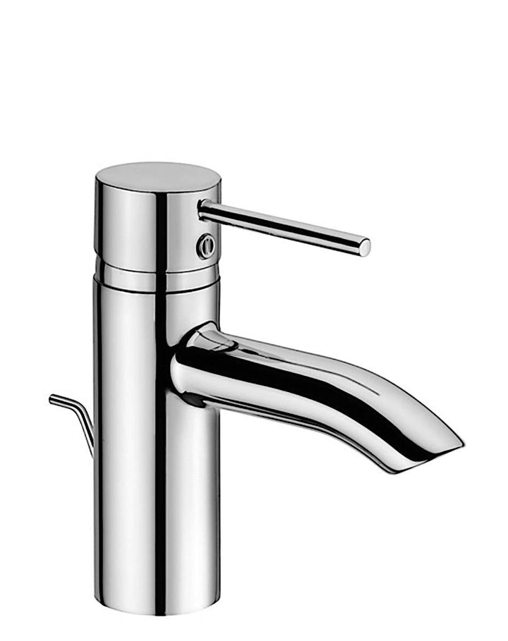 Kludi D-Tail Waschtisch-Einhandmischer DN 10 mit Ablaufgarnitur, Chrom