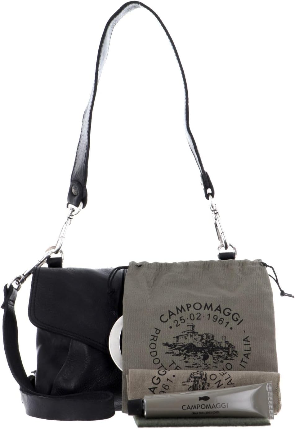 Campomaggi Schultertasche Leder 22 cm