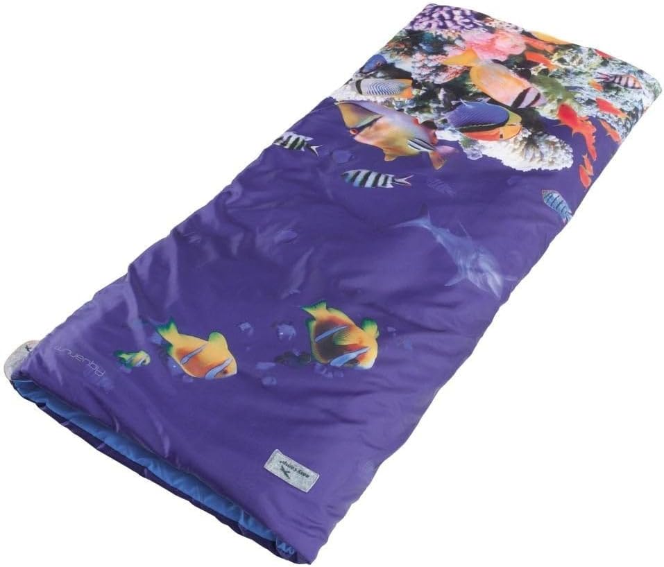 Relags Kinder Easy Camp Schlafsack 'Image Kids' -Aquarium, Lila/Gelb, One Size
