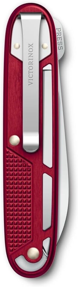 Victorinox Taschenmesser Onefold Alox, 2 Funktionen, Multitool, Grosse Klinge, Trageclip, Swiss Made