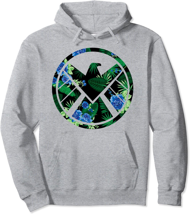 Marvel Agents Of Shield Floral Paradise Icon Pullover Hoodie