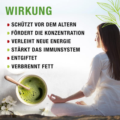 Origeens MATCHA TEE SET mit Matcha Besen, Matcha Schale aus Keramik, BIO Matcha Tee aus Japan | Hand