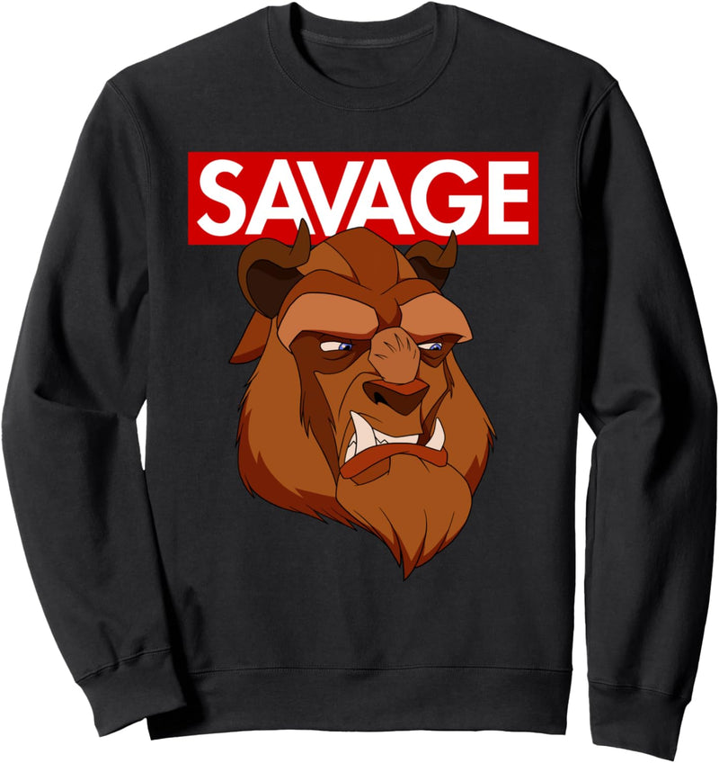 Disney Beauty & the Beast Savage Face Sweatshirt