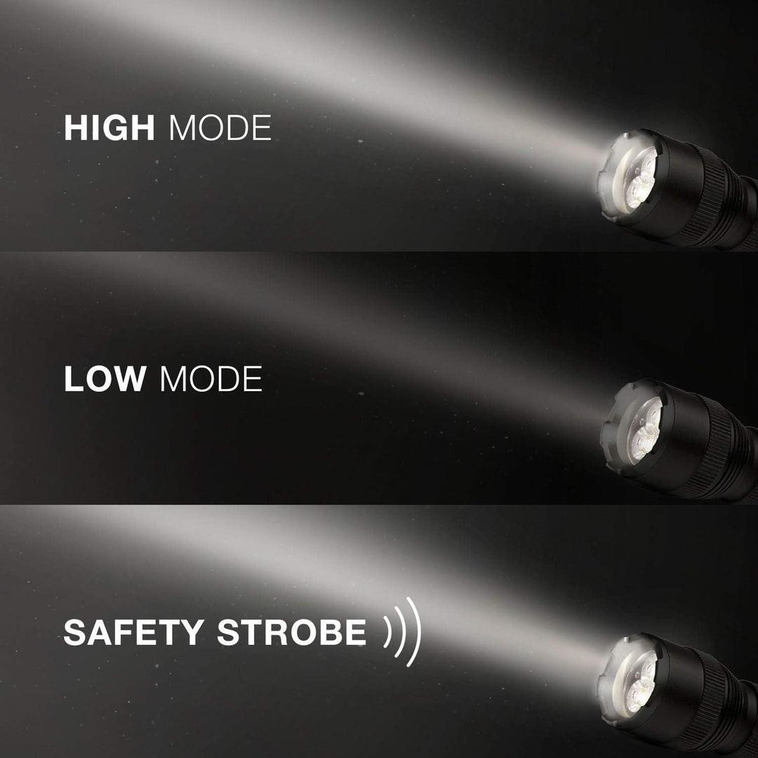 Energizer LED Taschenlampe, TAC 1000, Extrem Hell für Haushalt, Outdoor und Notfall, Batterie Enthal