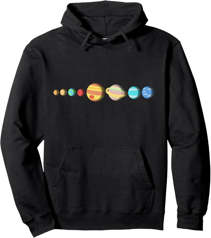 Sonnensystem Planeten Astronomie Pullover Hoodie