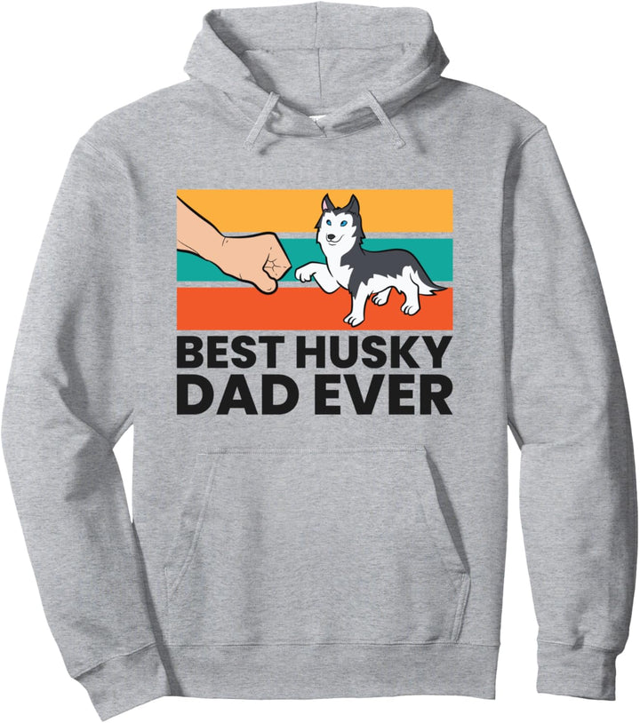 Bester Husky-Vater aller Zeiten Siberian Husky Dad Pullover Hoodie