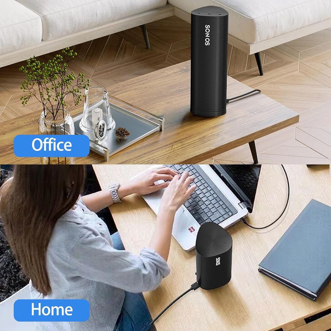 Rounkin Kabelloses Ladegerät, kompatibel mit Sonos Roam Gen 2. / 1. Generation, magnetische Ladestat