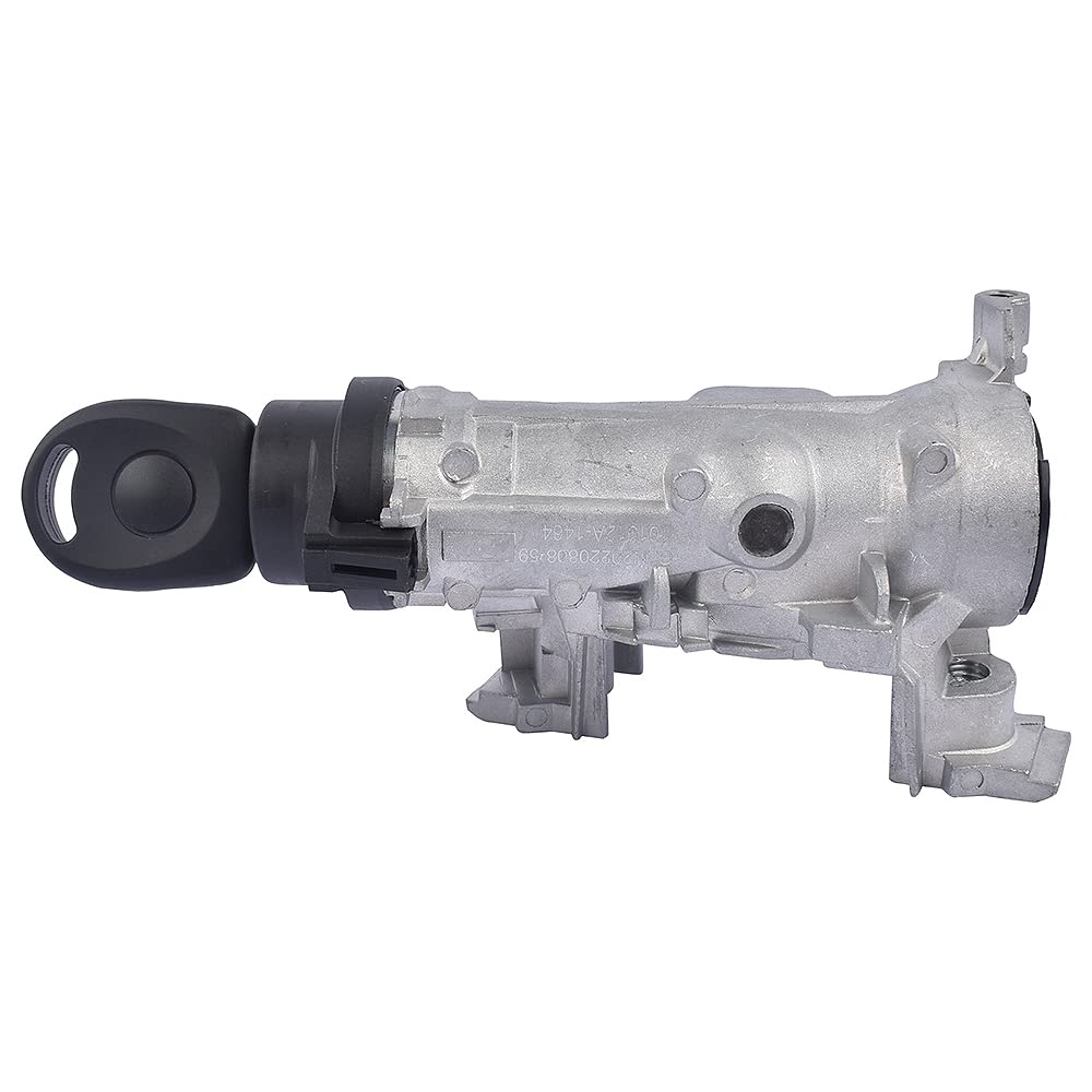 Flynsu Zündschalter mit Sperrzylinder Schlüssel für 1.4L 1.8L 2.0L 2006-2011 1K0905841 1K0905851B 1K