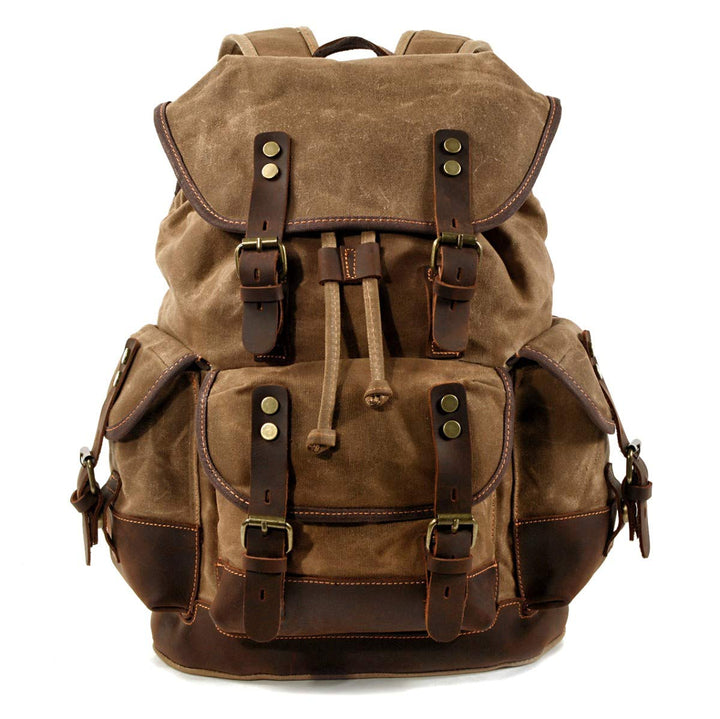 Motorrad Rucksack/Motorradtasche Canvas Craftride Vintage RG8 20 Liter braun