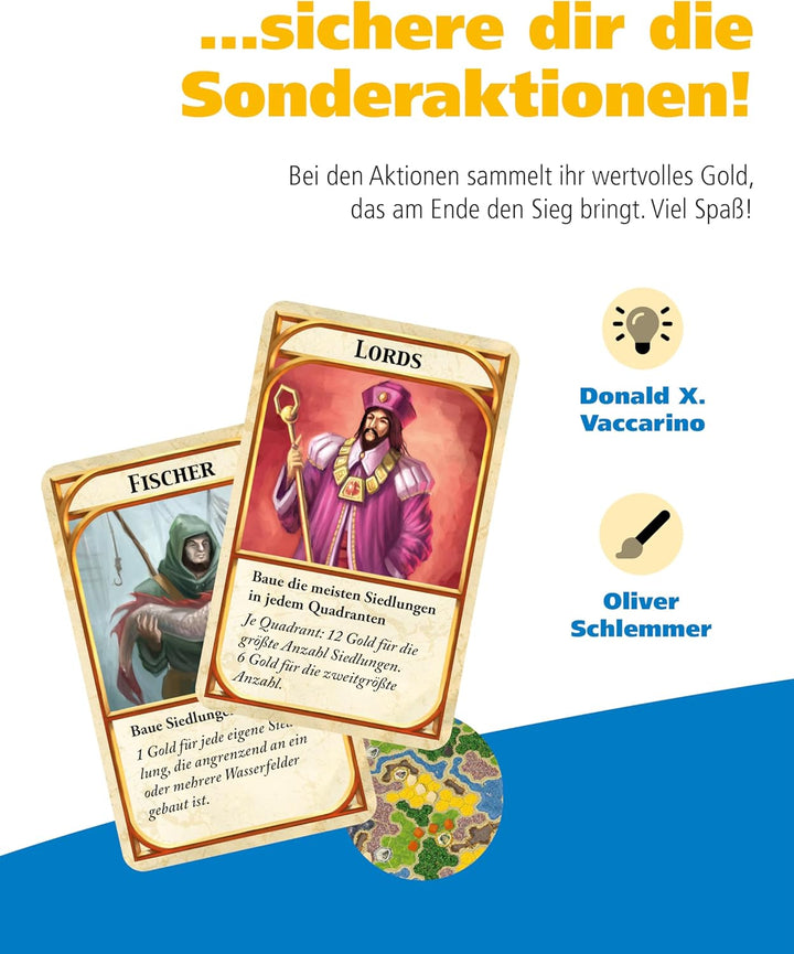 Queen Games 6083 - Kingdom Builder, Spiel des Jahres 2012