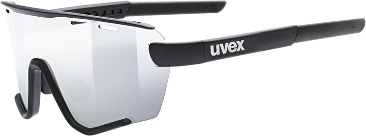 Uvex Unisex Sportstyle 236 S Set Sportbrille (1er Pack) Einheitsgrösse black matt/mirror silver, Ein