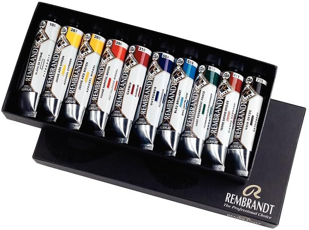 Rembrandt Acrylfarbe Basis-Set - 10 Tuben 40 ml