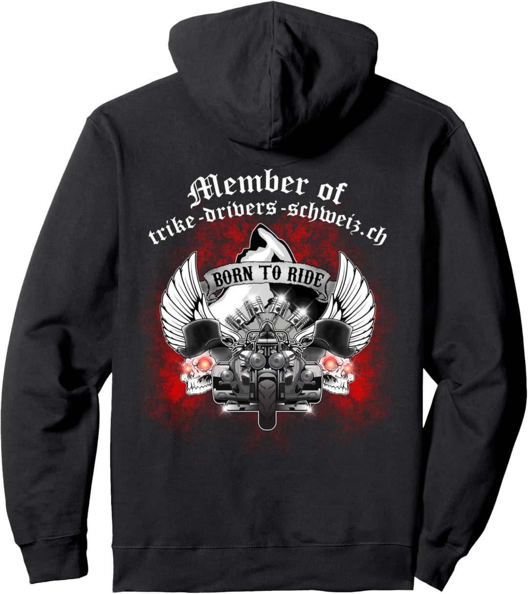 BORN TO RIDE Pullover Hoodie
