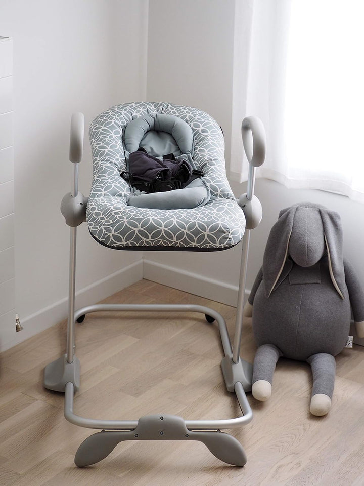 BÉABA, Up & Down III - Babywippe - Wippe für Babys und Kleinkinder - Höhenverstellbar - Schaukelfunk