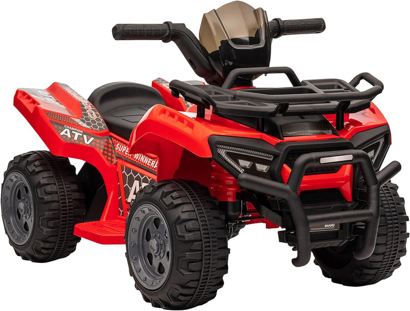 HOMCOM Mini Elektro-Quad Kinder Elektro ATV Kinderfahrzeug Elektroquad für 18-36 Monate Kinder Metal