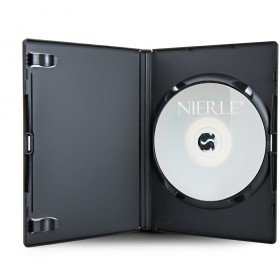 Amaray DVD Hüllen, 15 mm, Maschinen-Pack-Qualität, Schwarz, 100 Stück
