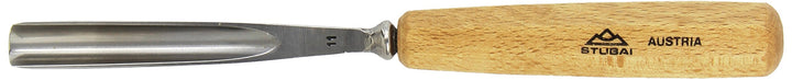 Stubai Stechbeitel lang poliert, Form 11, 12 mm, 551112