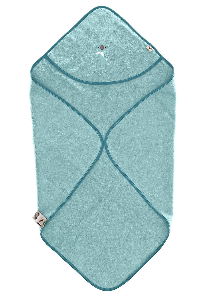 Sterntaler Baby Unisex Badetuch Baby GOTS Kalla Uni - Badeponcho Baby, Kapuzenhandtuch, Badehandtuch