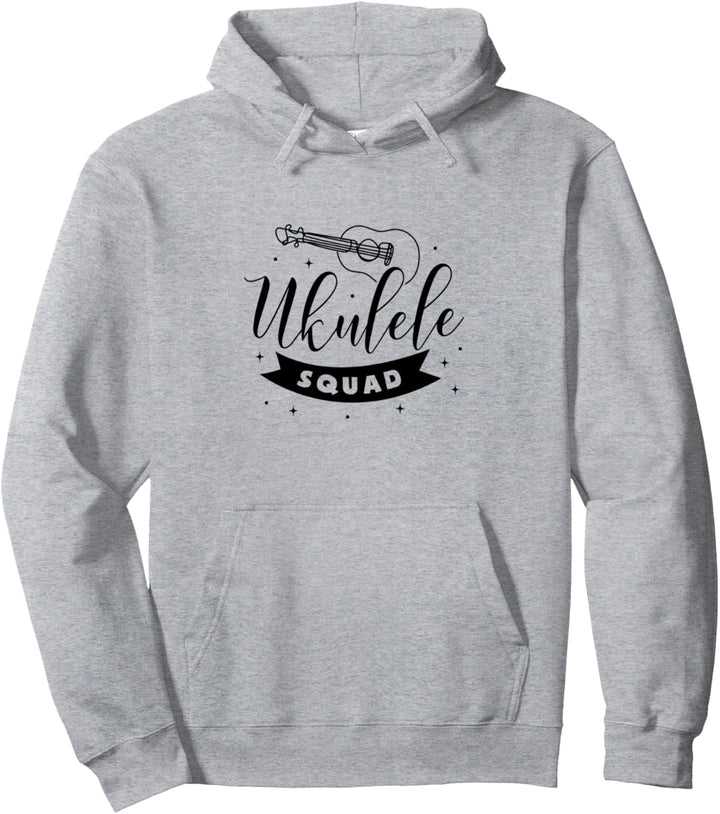 Ukulele Squad Musikerschlüssel Gitarre Pullover Hoodie