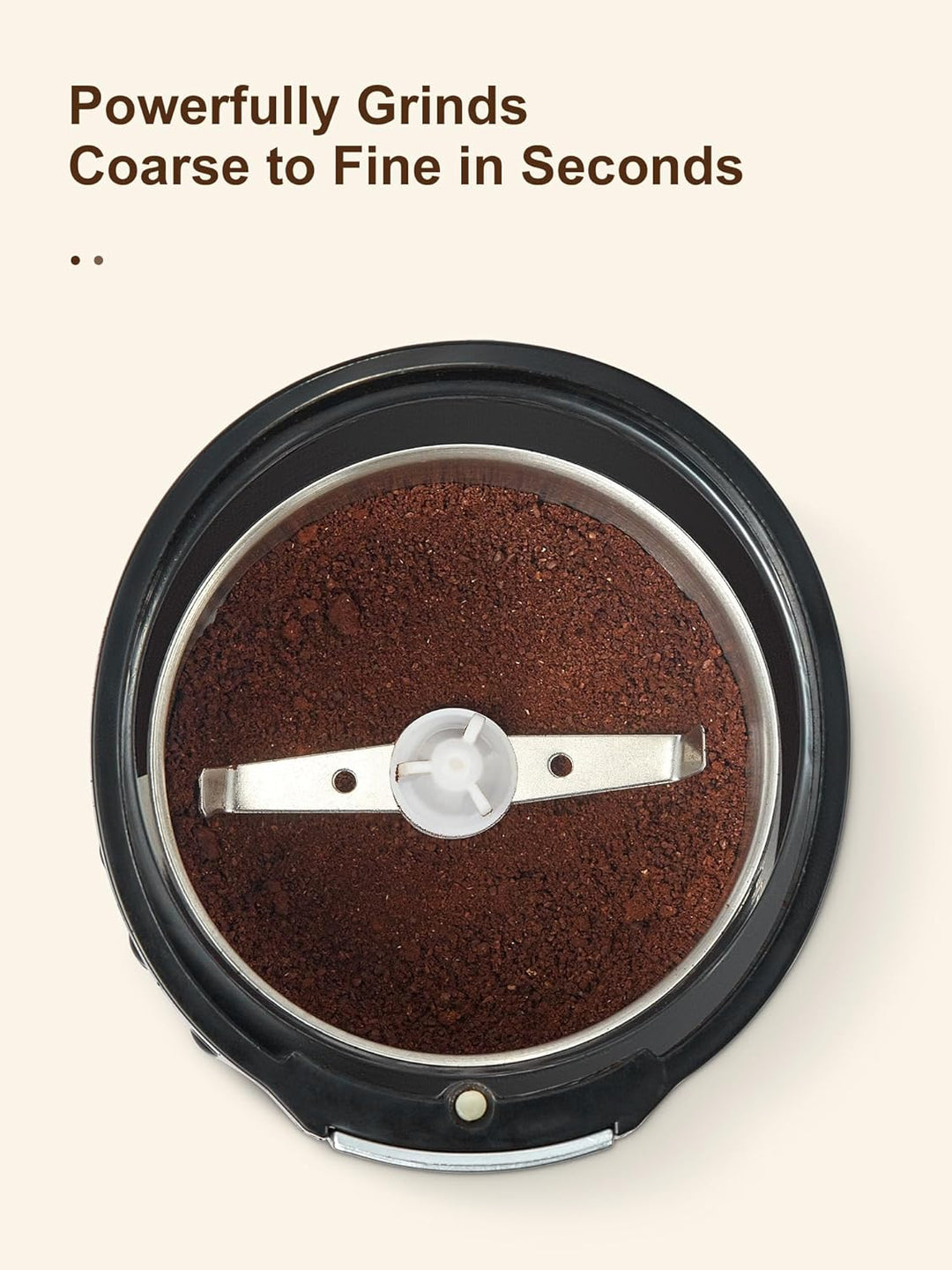 Kaffeemühle, Reemix Elektrische Kaffemühle, 100g Füllmenge, Kaffeemühle und Gewürzmühle in Einem, Ed