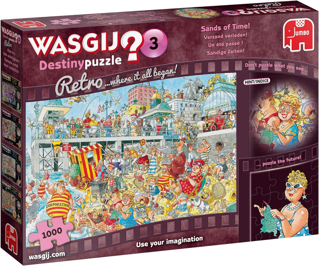 Jumbo Spiele JUM19169 - Wasgij Retro Destiny 3 Puzzle (1000 Teile)