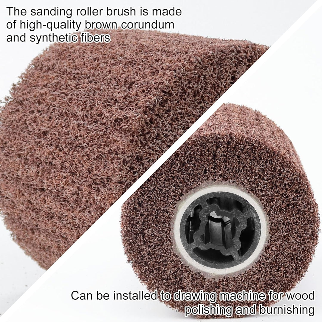 Nylonbürste Schleifwalze Bürste Satinierwalze Winkelschleifer Schleifhülsen für Schleifroller Schlei