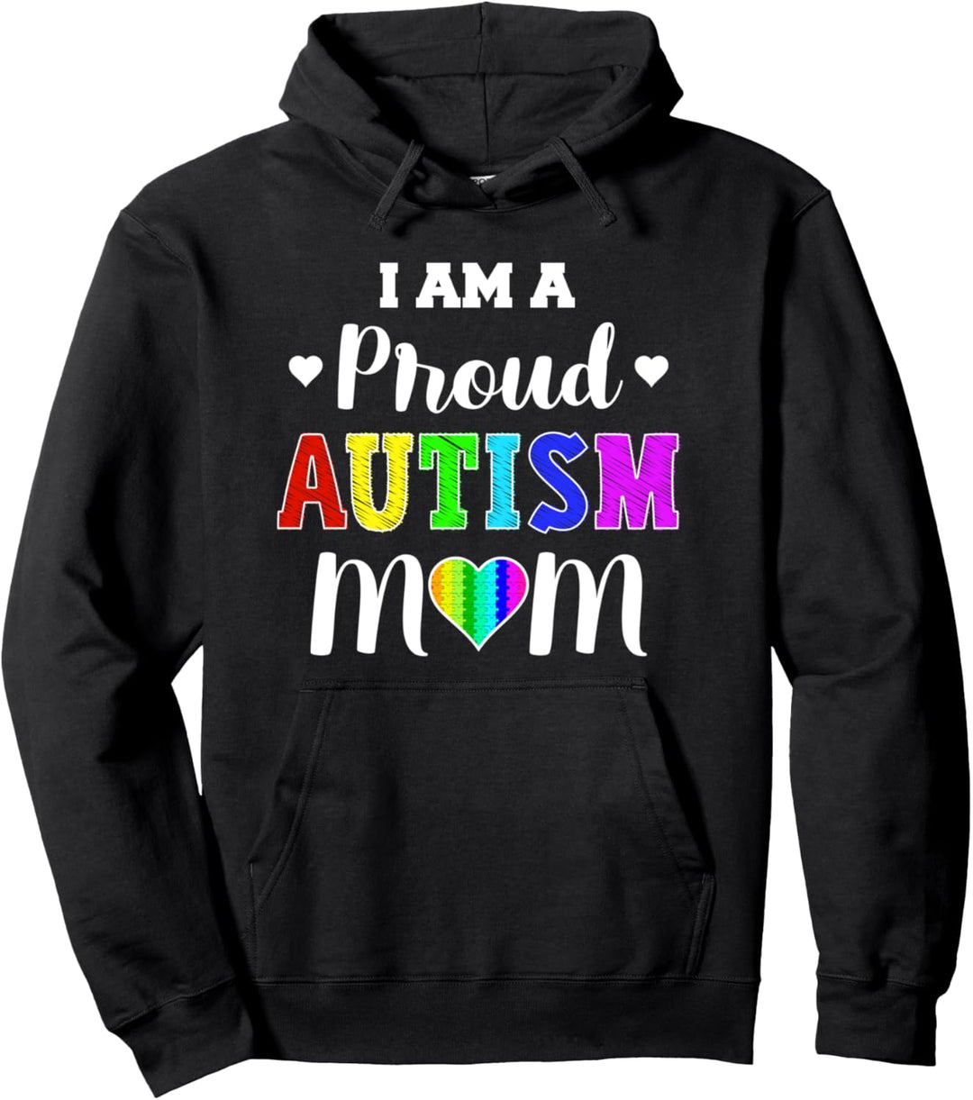 Autistic Shirts Men Women Kids Proud Autism Mom Gifts Pullover Hoodie