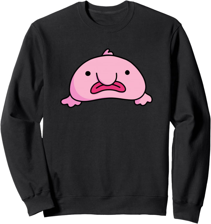 Blobby Bob Blobfisch Emotionales Geisttier Blobfisch Sweatshirt