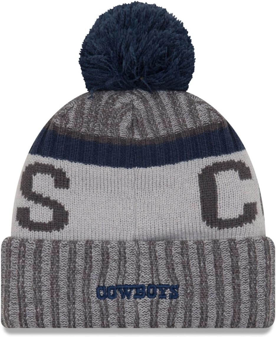 New Era NFL Sideline 2017 Bobble Mütze - Dallas Cowboys