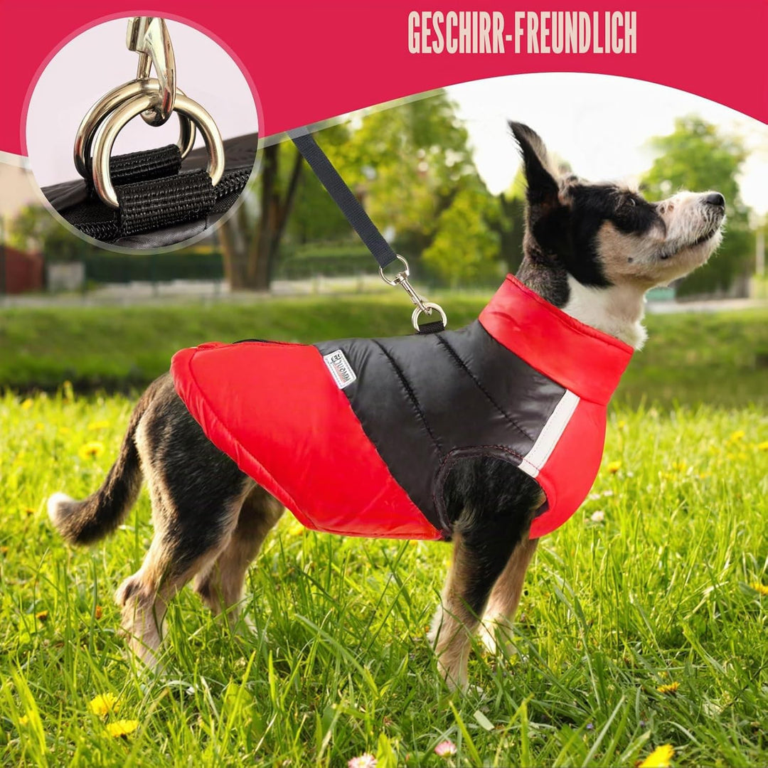 Idepet Haustier Hund Warm Mantel Jacke wasserdichte Kleidung Kleine mittlere grosse Haustier Hund Ka