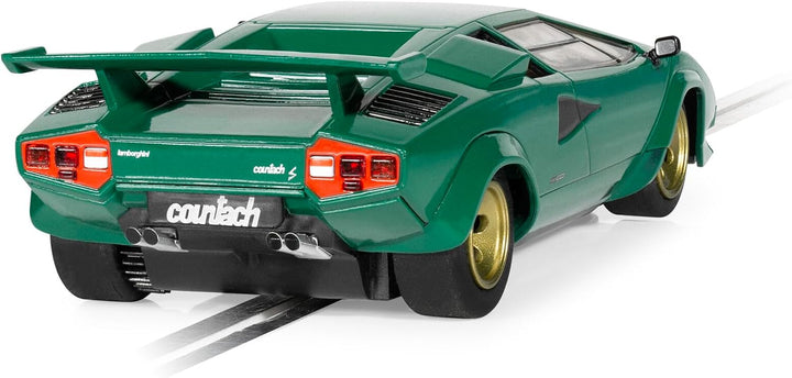 Scalextric C4500 1:32 Lamborghini Countach Met. Green HD - Slotcar, Rennbahn, Auto für Rennbahn, Ren