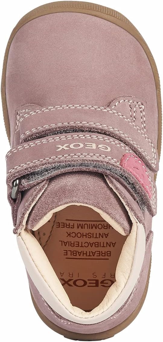 Geox Mädchen B Macchia Girl C Sneaker 18 EU Dk Pink, 18 EU Dk Pink